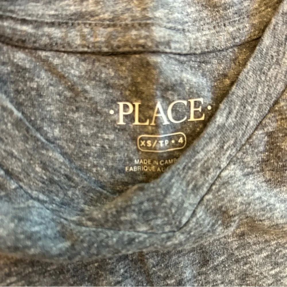 Gray Heathered V-Neck Tee | Boys Size XS (4) | The Children’s Place